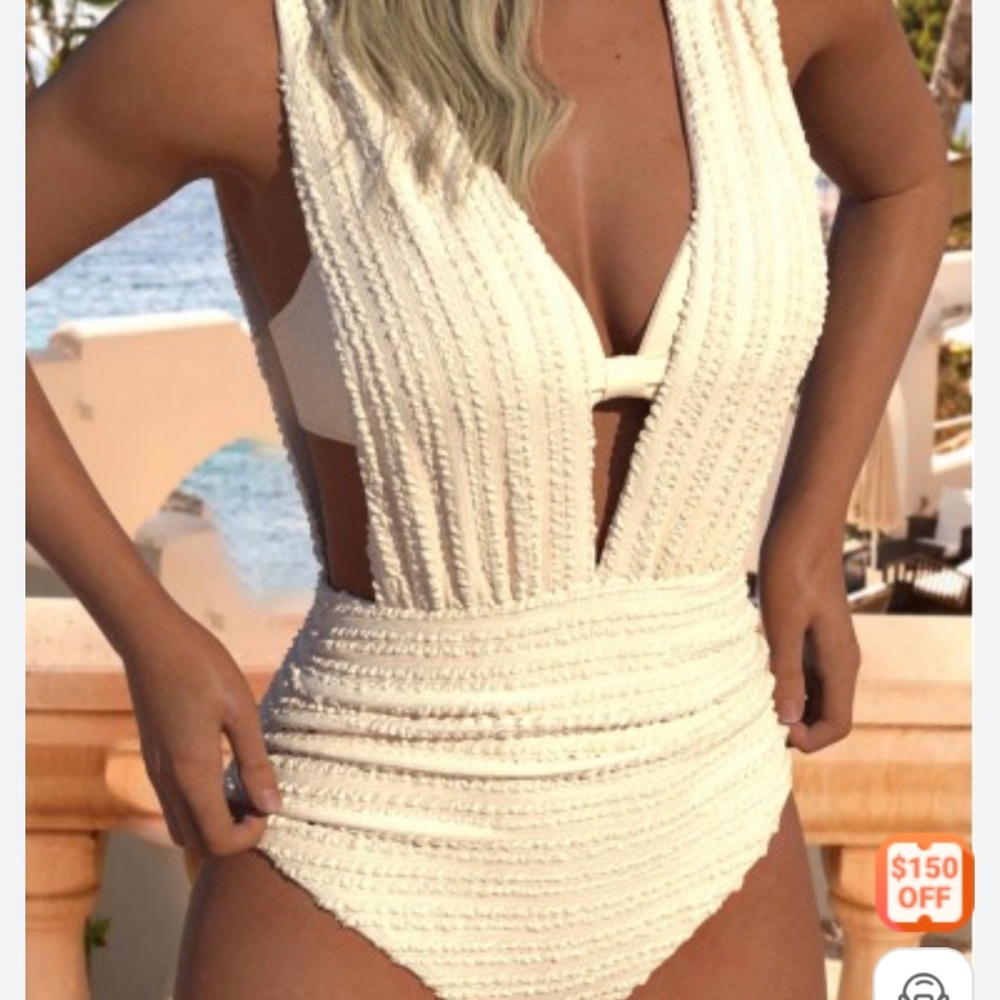 One piece tummy control bathing suit